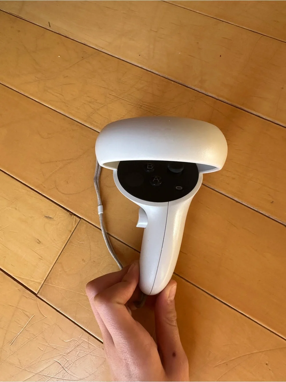 White VR Headset and Controllers Charging Stand with Cable